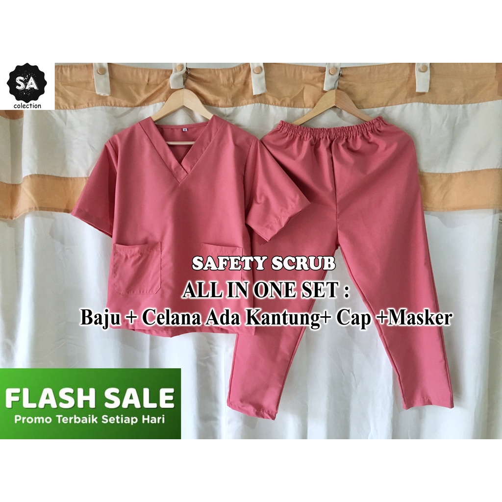 Baju Jaga / Baju OK / Baju OKA / Baju Operasi / Doctor Scrub / Seragam Medis / Baju Scrub-Mirabella