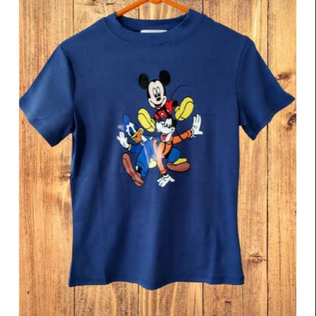 Kaos atasan wanita import biru