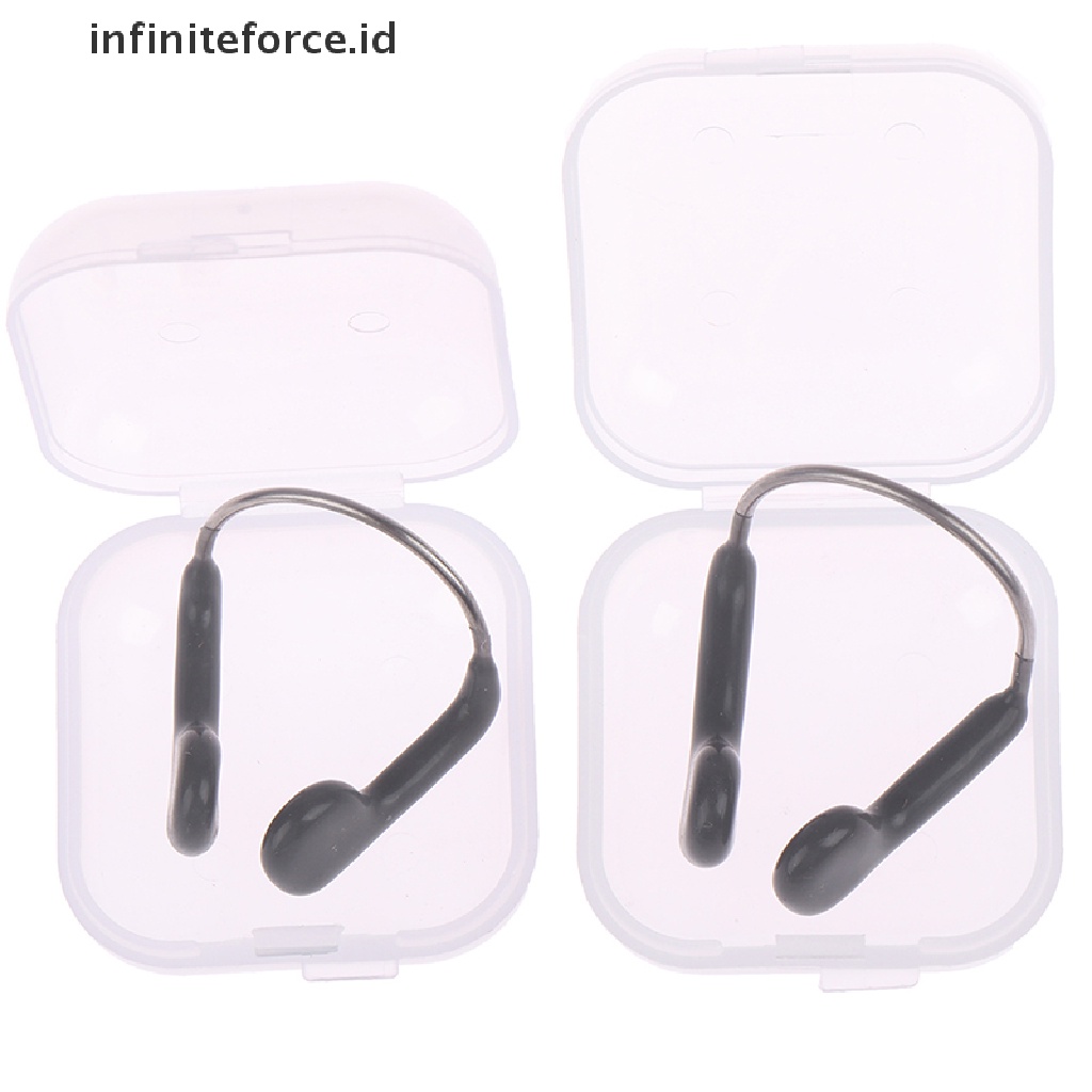 (infiniteforce.id) Klip Penjepit Hidung Anak / Dewasa Transparan Untuk Berenang