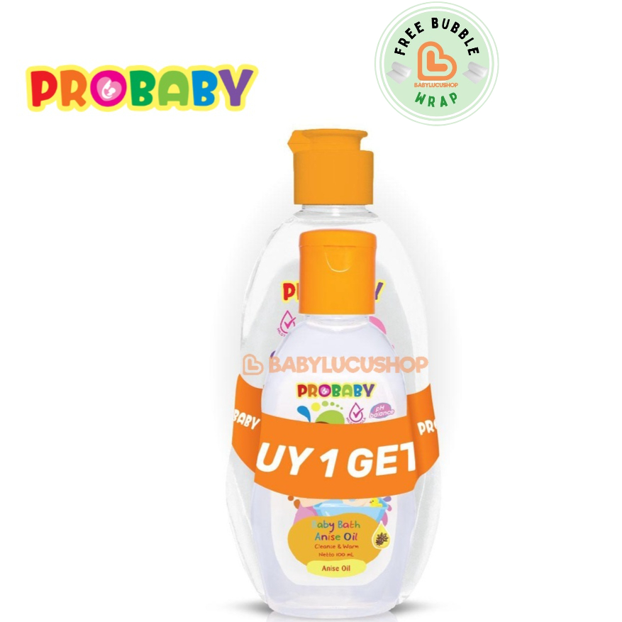 PROBABY Baby Bath Anise Oil 200ml + 100ml Cleanse &amp; Warm