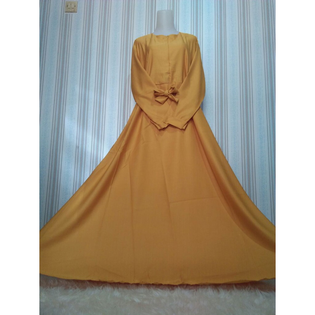 Gamis baloteli Size xL , M , S rempel tangan  polos baloteli busui syari  busana muslim faro