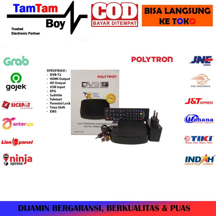 Set Top Box TV Digital STB Polytron PDV-700 T2 DVB-T2 DVBT2 UHF SNI