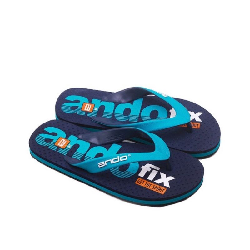 sandal Ando pria dewasa motif gaul 38-42 original Indonesia