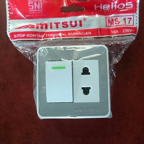 Mitsui Saklar Engkel Stop Kontak OB  Helios MS 17 SNI Original Outbow