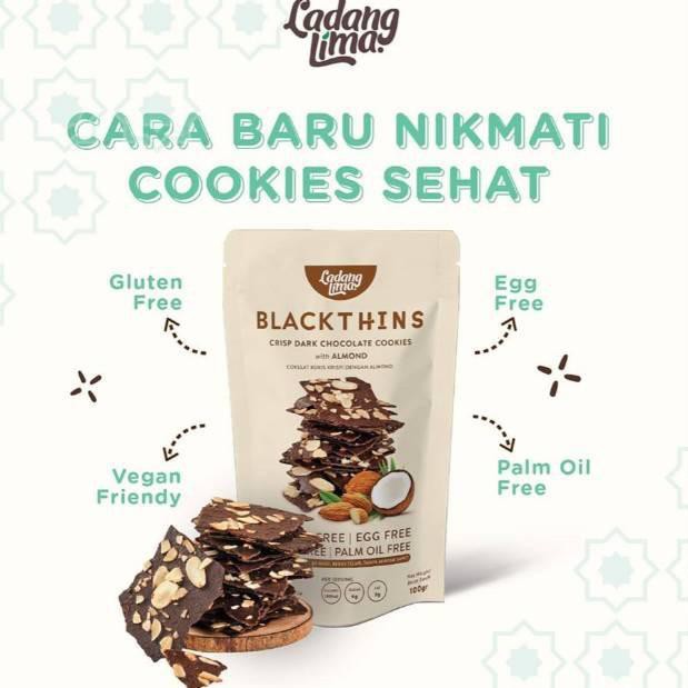 

Terbaru's,h LADANG LIMA HEALTHY COOKIES BLACKMOND PUMPBERRY BLACKTHINS | GLUTEN FREE SNACK CEMILAN D