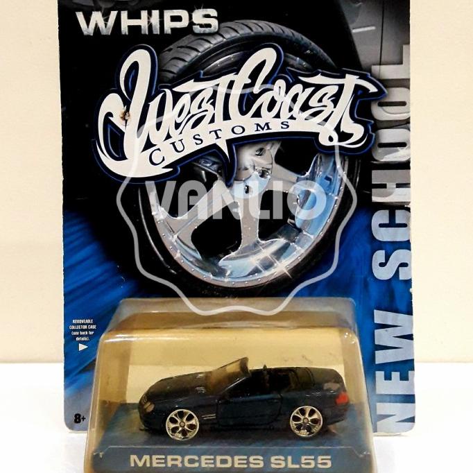 HOT WHEELS WHIPS WEST COAST CUSTOM MERCEDES SL55 FVBF65125D