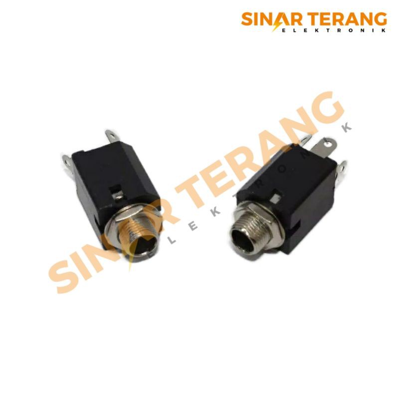 Socket Toa mono soket mic hitam