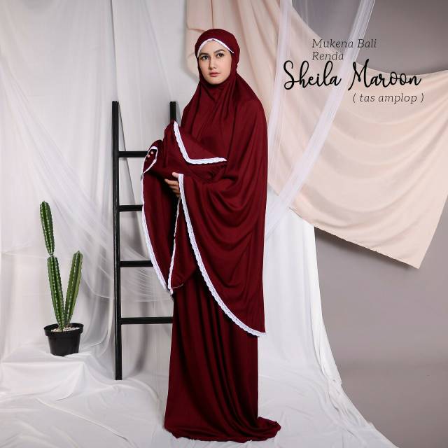 MUKENA COUPLE (IBU + ANAK) BALI RENDA SHEILA AMPLOP | GROSIR MUKENA KATUN RAYON SHARLA MURAH