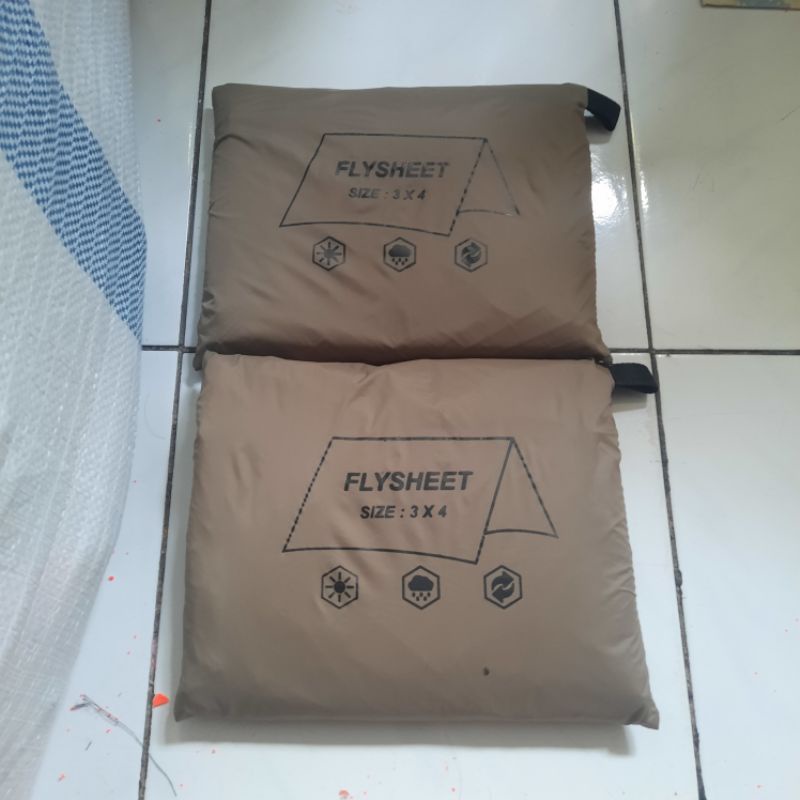 Flysheet 3x4 terlaris / Flysheet waterproof 3 x 4 / Flaysheet Tenda 3x4