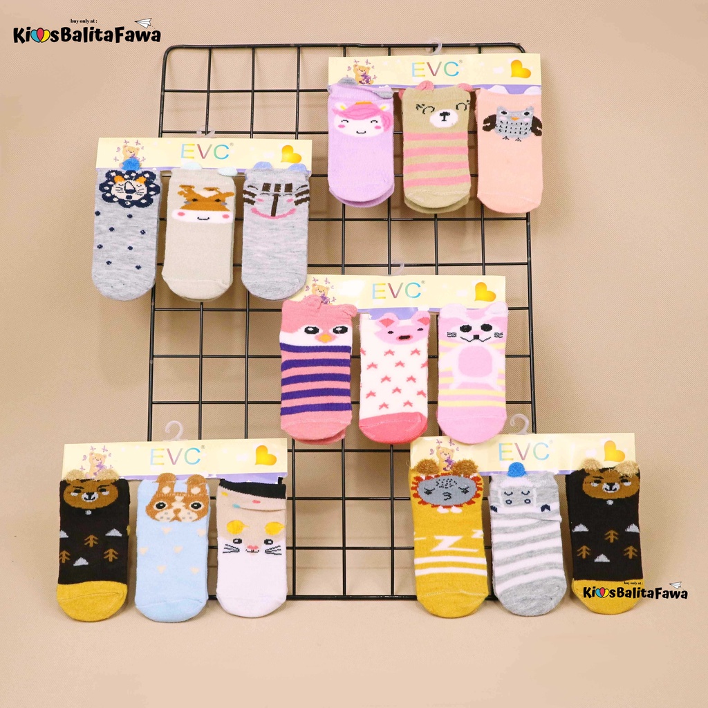 (SATUAN) ANTI SLIP Gemoy Baby Socks 0-12 Month / SNI Kaos Kaki Bayi Laki Perempuan Tebal Prewalker Kualitas Import Babycinnamon