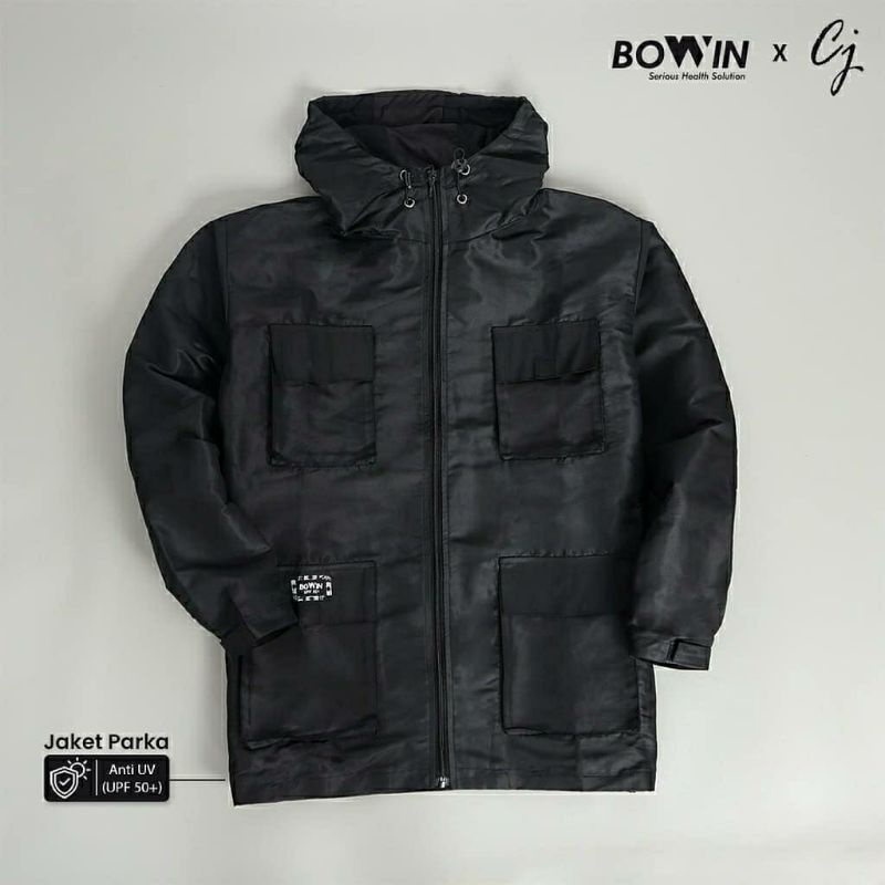 Jaket parka bowin x Chicco Jerikho anti UV cut sinar matahari teknologi