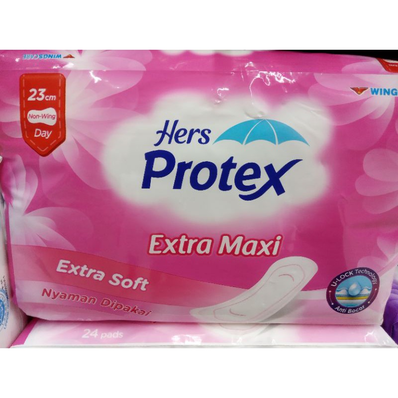 

hers protex extra maxi 23cm day non wing 24s