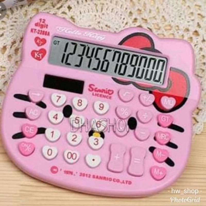 Kalkulator Hellokitty KT-2288A /Calculator Hellokitty  A 12 Digit