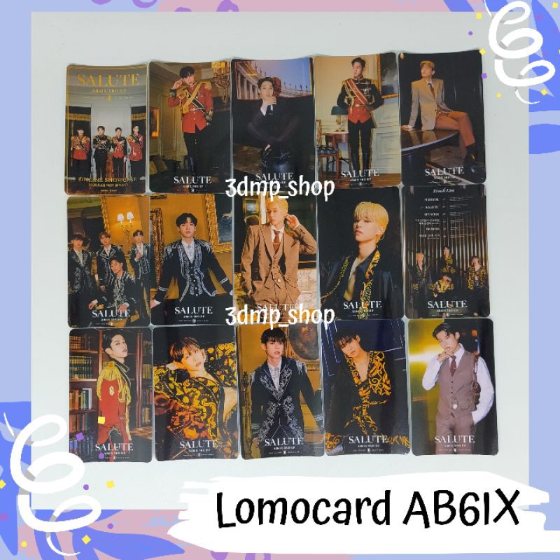 [25 lembar] lomocard photocard photo lomo card AB6IX Salute vivid