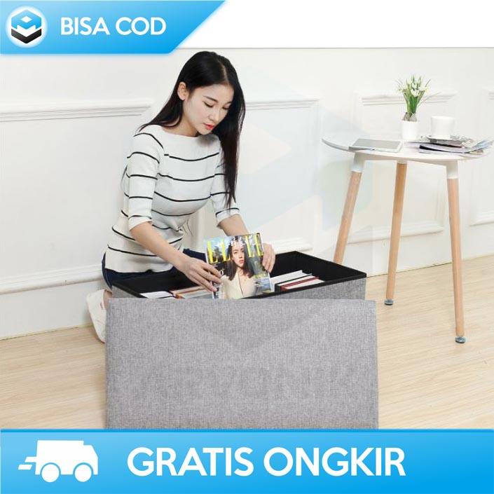 SOFA BOX STORAGE L170402 ORIGINAL FURNITURE - SOFA SERBAGUNA BISA PENYIMPANAN BARANG - BOX SOFA KOTAK PENYIMPANAN JUMBO