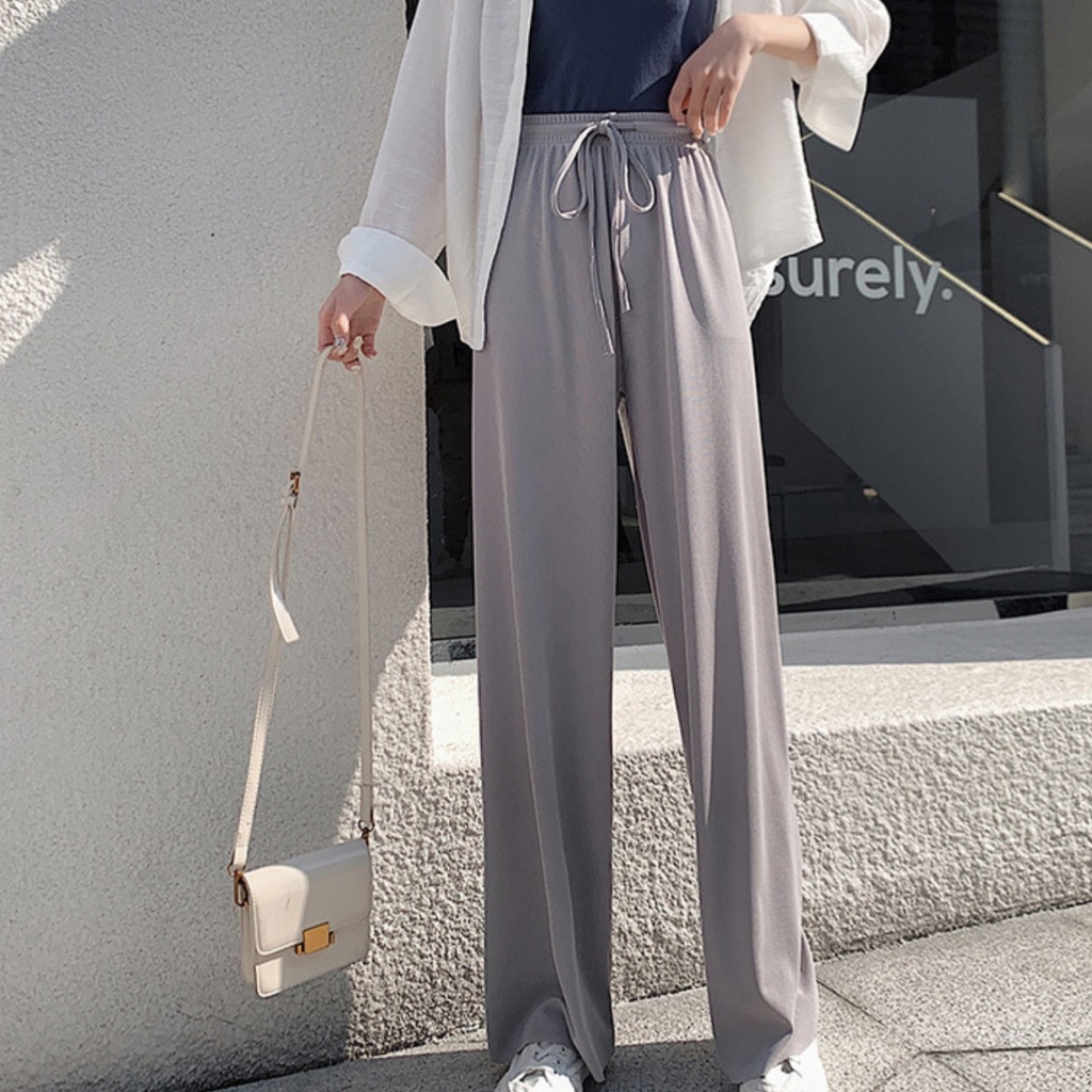 KULOT BEST SELLER / KULOT HIGHWAIST WIDE LEG PANTS / CELANA KULOT WANITA / CELANA KULOT IMPOR / CELANA PANJANG LEBAR-2