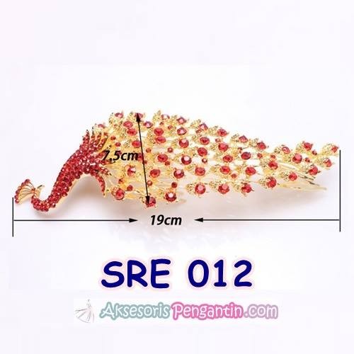 [PALING FAVORIT] AKSESORIS SANGGUL WEDDING MERAK EMAS BRIDAL HAIRPIECE SRE012