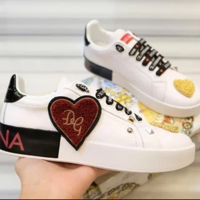 Sepatu Wanita Sneakers D&Amp-G Patches Mirror Vip Quality
