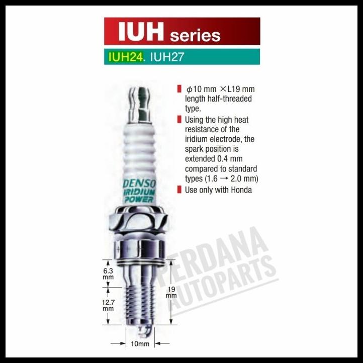 Busi Honda Cb400 F/Sf/Sb/Vtec Jamin Asli Denso Iridium Power