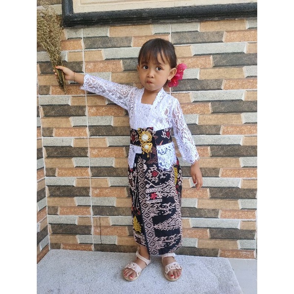 kebaya lengan panjang anak-anak/kebaya anak/pakaian adat bali anak