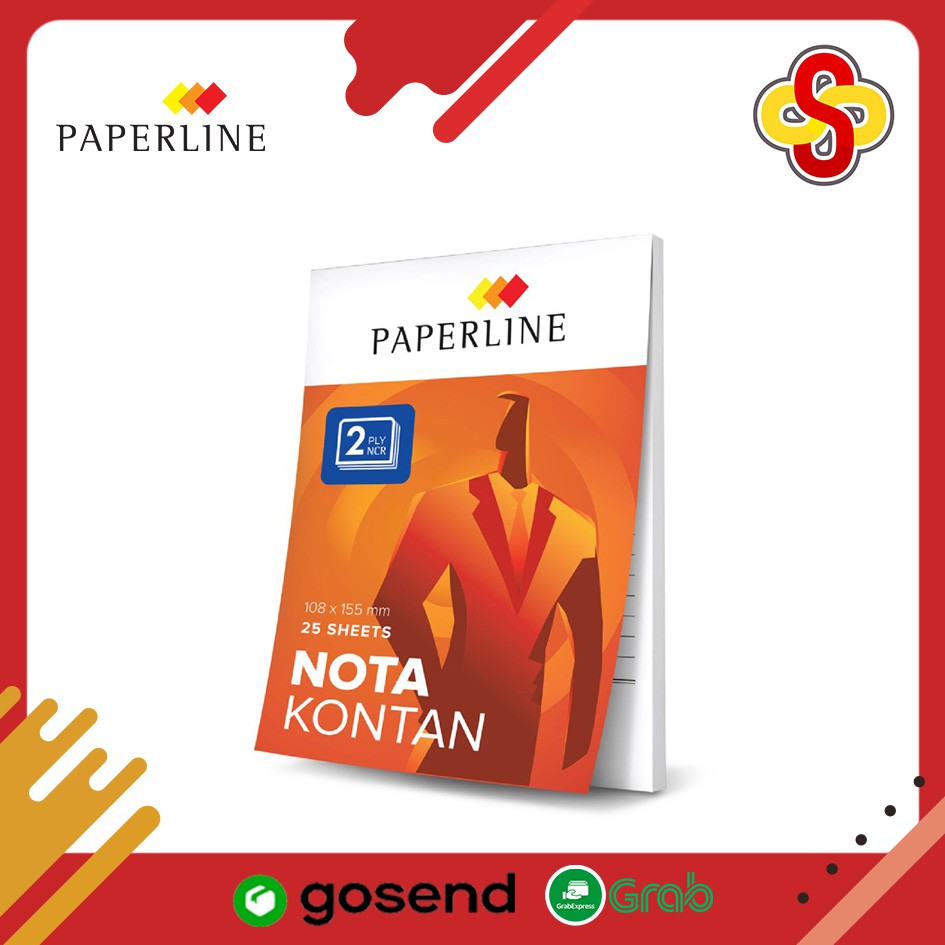 Nota Kontan Kecil Paperline K2 2 Ply / 2 Rangkap