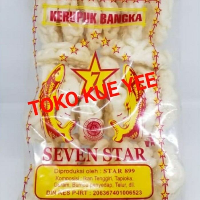 

KERUPUK BANGKA SEVEN STAR Keriting kecil isi 20