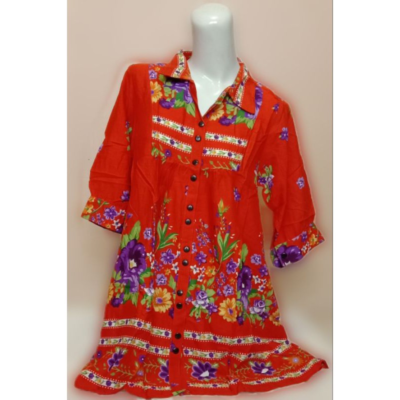 Kemeja Babydoll Bunga