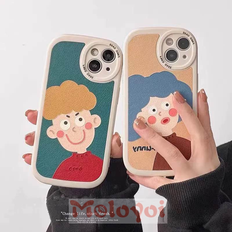 Soft Case Pelindung Lensa Bahan Silikon TPU Motif Kartun Untuk iPhone 11 7 8 Plus XR X 13 11 12 Pro MAX XS MAX 8 Plus 7 Plus SE 2020