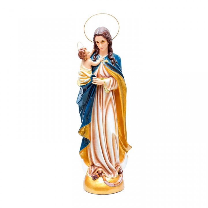 Patung Maria Bunda 1,1 Meter - Patung Bunda Maria dan bayi Yesus - Patung Rohani