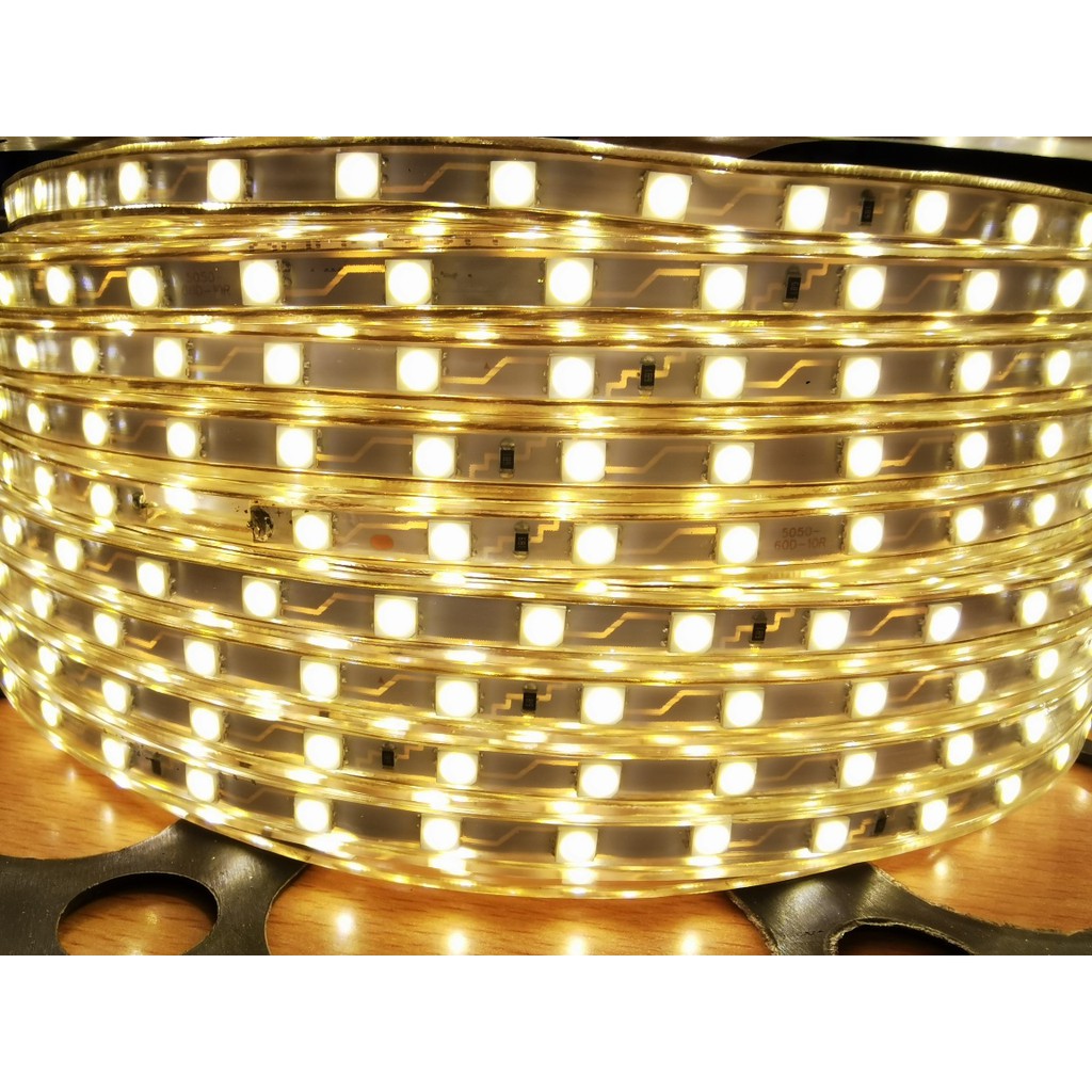 Lampu led strip selang SMD 5050 220v 100m 100 meter lampu led strip