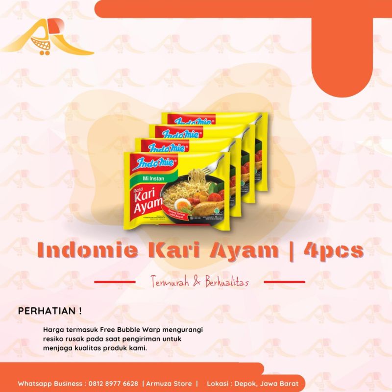 

indomie kari ayam 4 pcs | Mie Instant