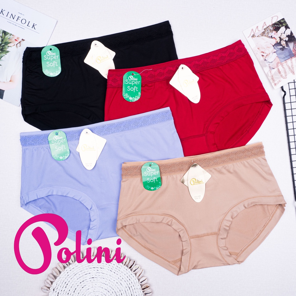 BEE - Cd Undies Wanita Super Soft Pakaian Dalam Wanita Cd Polos Underware Polini 1266