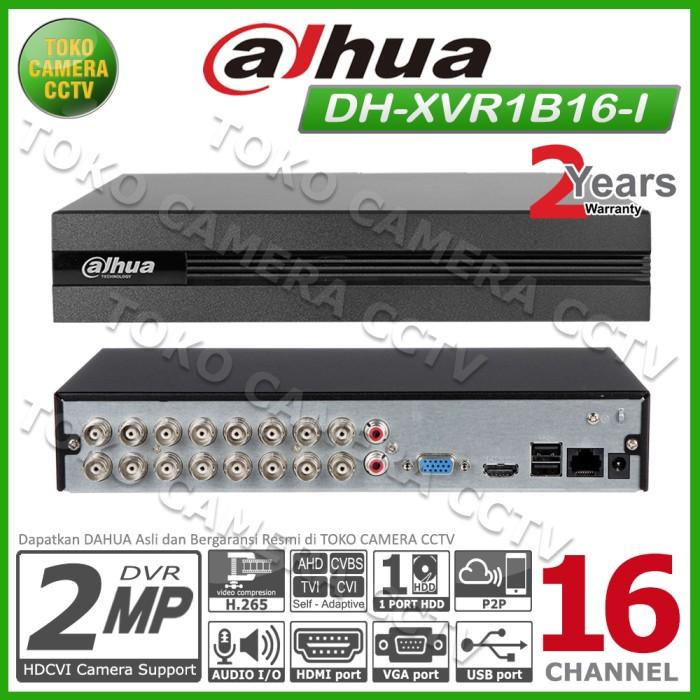 Dvr Dahua 16 Channel Xvr1B16I 2Mp Dvr 16Ch Dahua Xvr 1B16 I