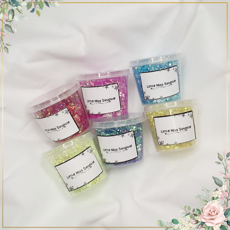 Glitter Cup 10gr High Quality Rainbow Hexagonal Shimmer Blink Shiny Handycraft Makeup Artist Tatto Henna Nail Art Project School Sekolah Kerajinan DIY murah Office Fancy serbuk glitter Best Grosir Groceries Murah Lebay Murce Little Miss Sunshine Malang