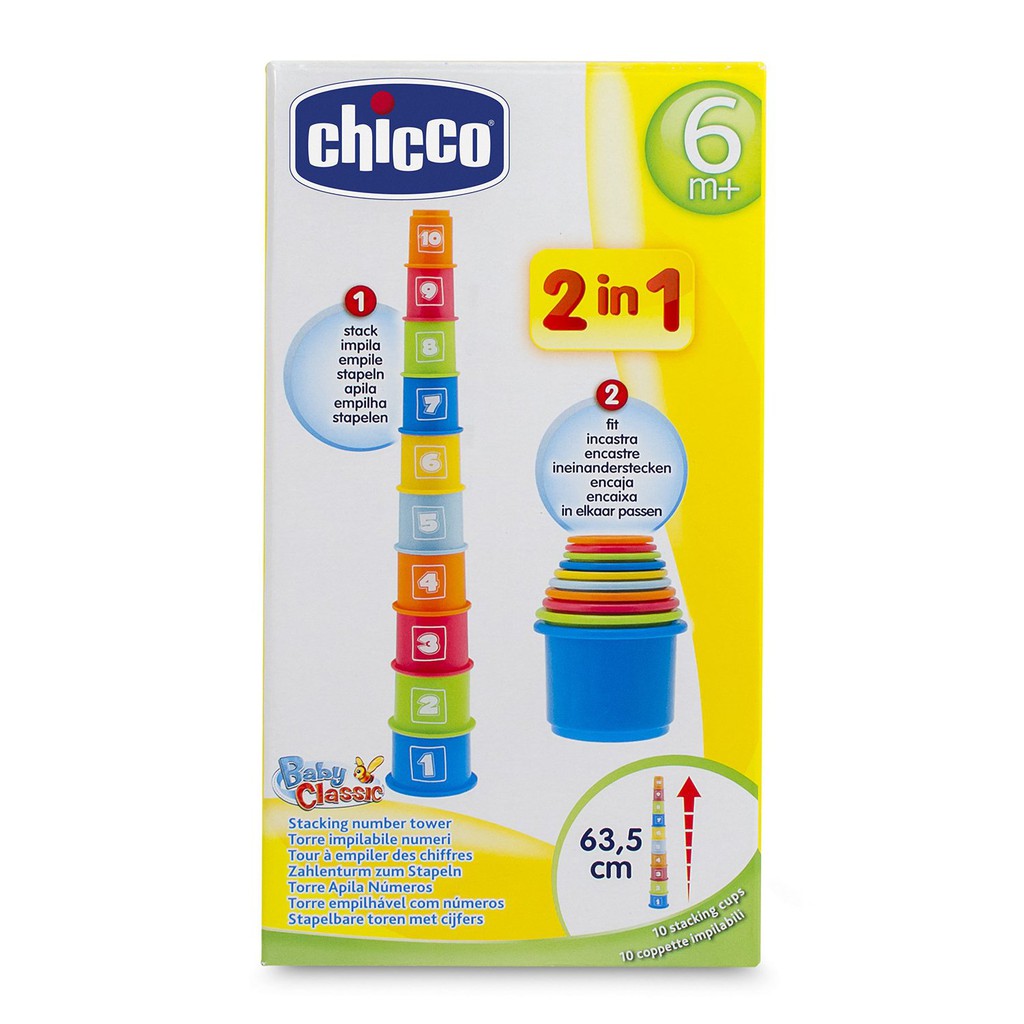 Chicco Stacking Cups / Mainan Bayi 6m+