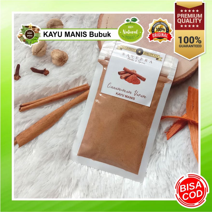 

KAYU MANIS BUBUK / SERBUK CINNAMON POWDER uk. Sachet , 100% ASLI ALAMI REMPAH JSR KUALITAS PREMIUM