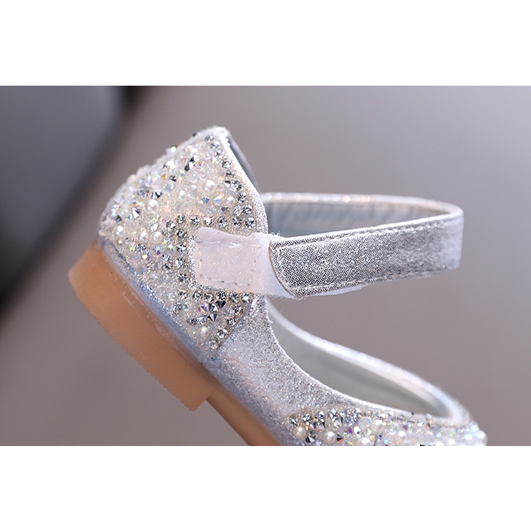 CG SH22-Sepatu Pesta Anak Perempuan Import Crystals