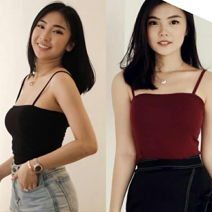 Tanktop Rajut Inner Tanktop LAURA TANK RAJUT MAROON r