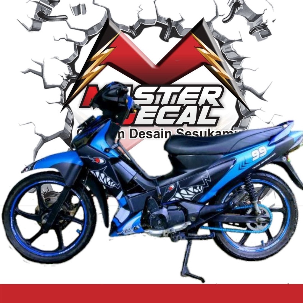 Decal Stiker Full Body Motor Supra x 125 Grade B