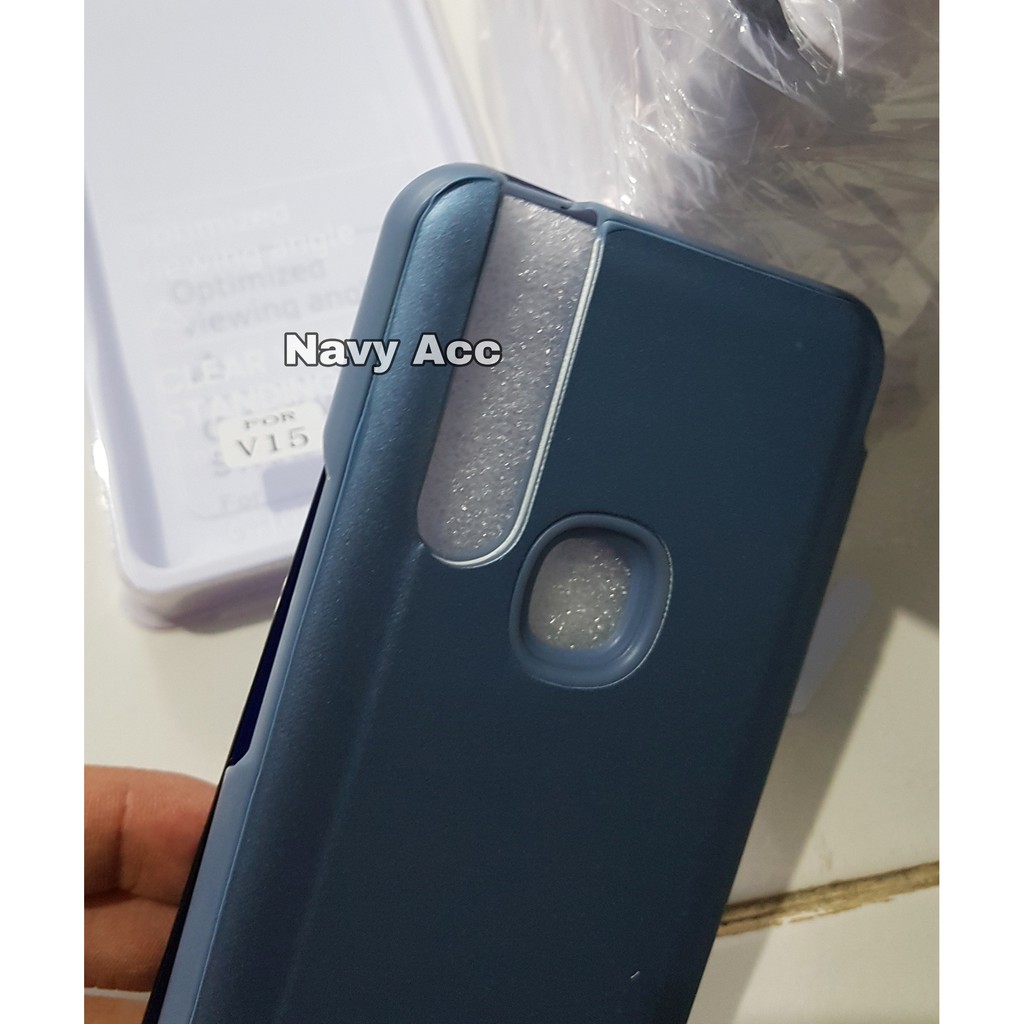 Flip Case Vivo V15 - V15 PRO - Sarung Buku Clear View