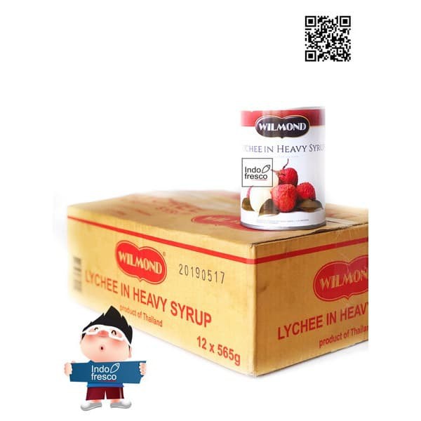 

PROMO WILMOND LYCHEE IN SYRUP CANNED- BUAH LECI THAI KALENG 565G- GOSEND TERMURAH