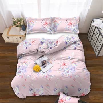 Selma 210x210 Cm Bed Cover Microfiber Bed Cover Lembut Nyaman Keren