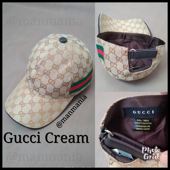 EKSKLUSIF TOPI GUCCI PREMIUM IMPORT TANPA BOX - HITAM