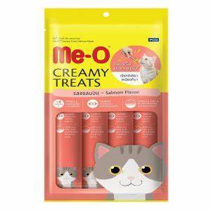 MAKANAN KUCING MEO CREAMY TREATS SALMON FLAVOR 60GR