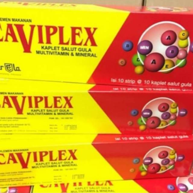 Caviplex multivitamin meningkatkan daya tahan tubuh dan imun #original