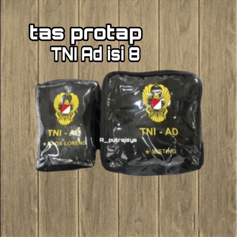 PROTAP TNI AD BERLOGO+TAS PROTAP MILITER ISI 8