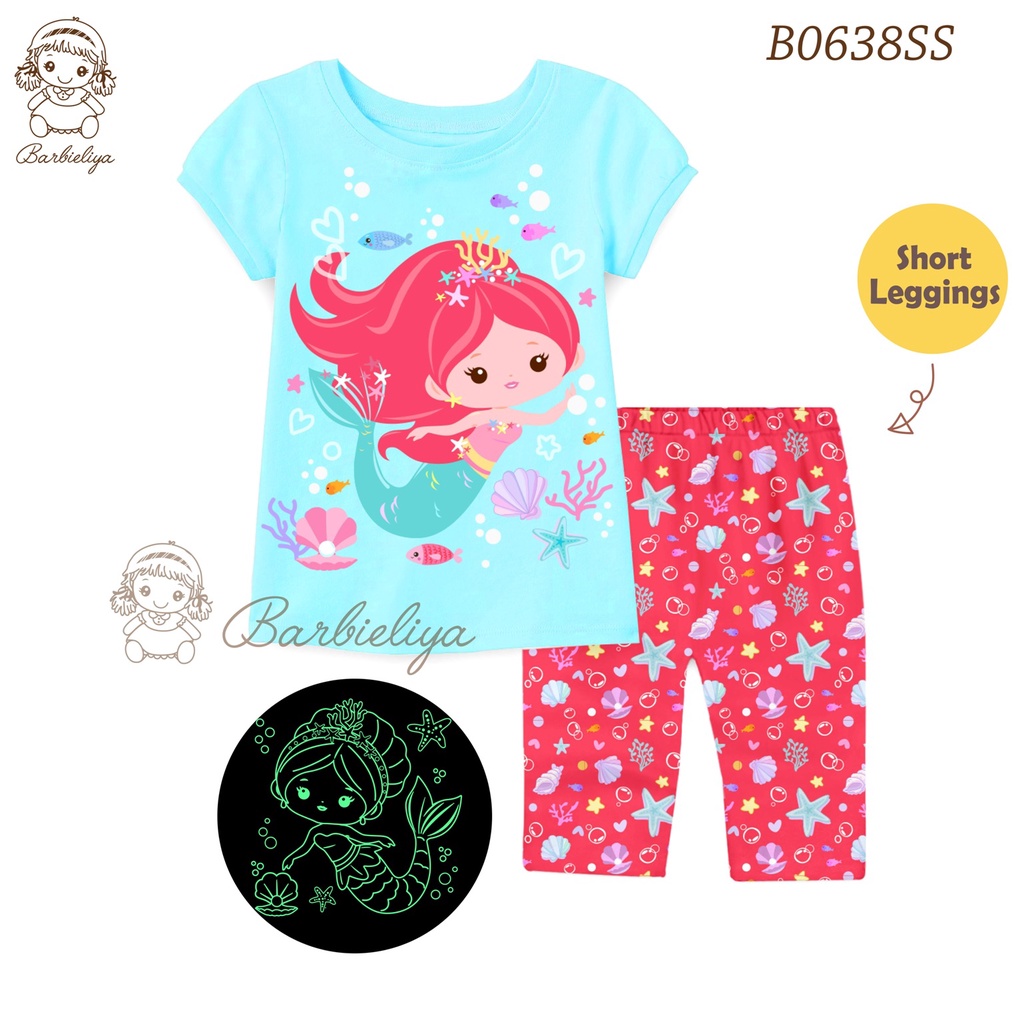 SETELAN/BAJU TIDUR/PIYAMA BARBIELIYA ANAK PEREMPUAN SKU0011