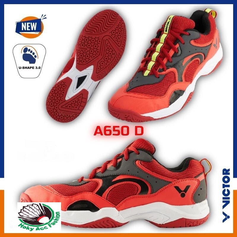 Sepatu Badminton Victor GOKONG A 650 / A650 / A-650 D Original
