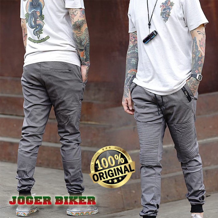 CELANA PRIA JOGER BIKER