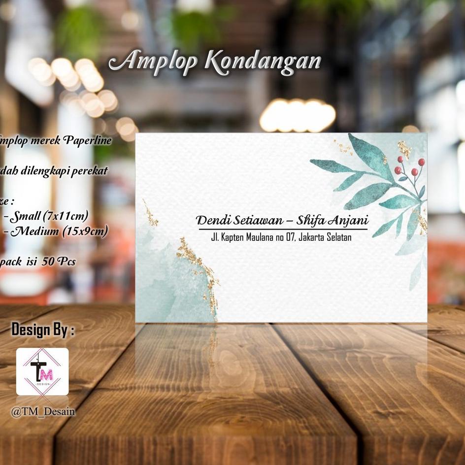 

<RaG☼> Kode C73, C74 - Amplop Kondangan / Amplop Printing / Amplop Desain - TM_Desain @50pcs Ready stock